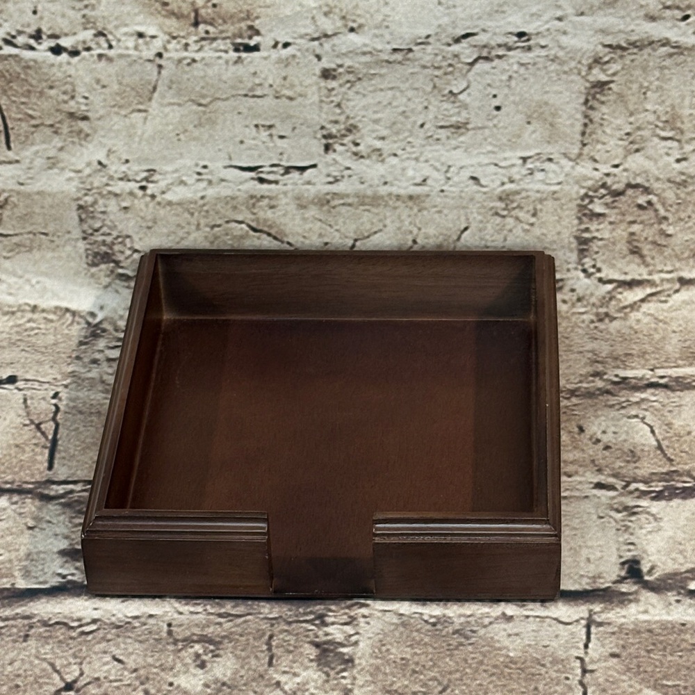 Mahogany Napkin Tray- NWOT